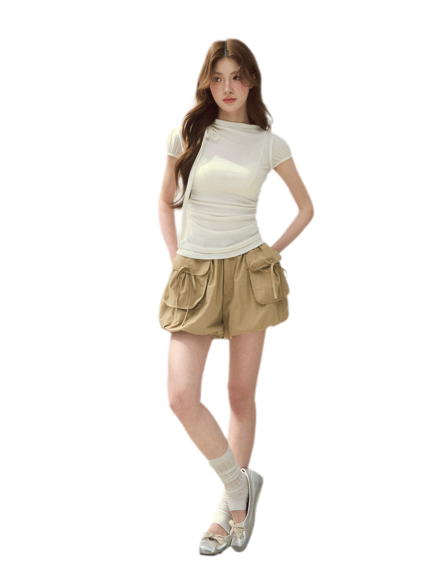 Cloud Bubble Cargo Skort