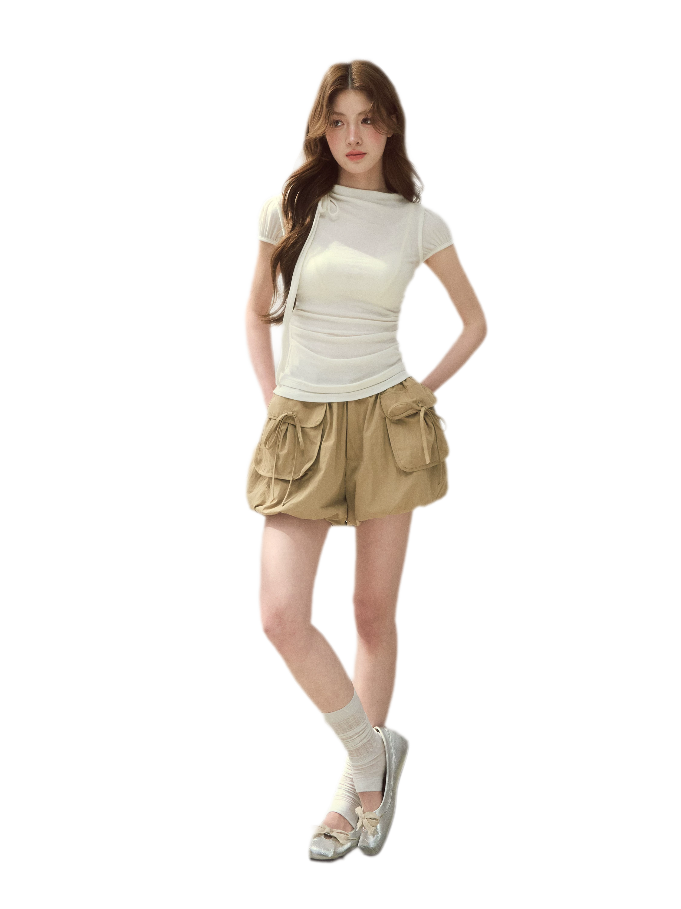 Cloud Bubble Cargo Skort