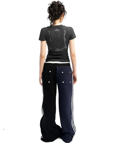 Printed Slim Fit V-Neck T-Shirt