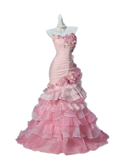 Flooded Rose Princess Gown