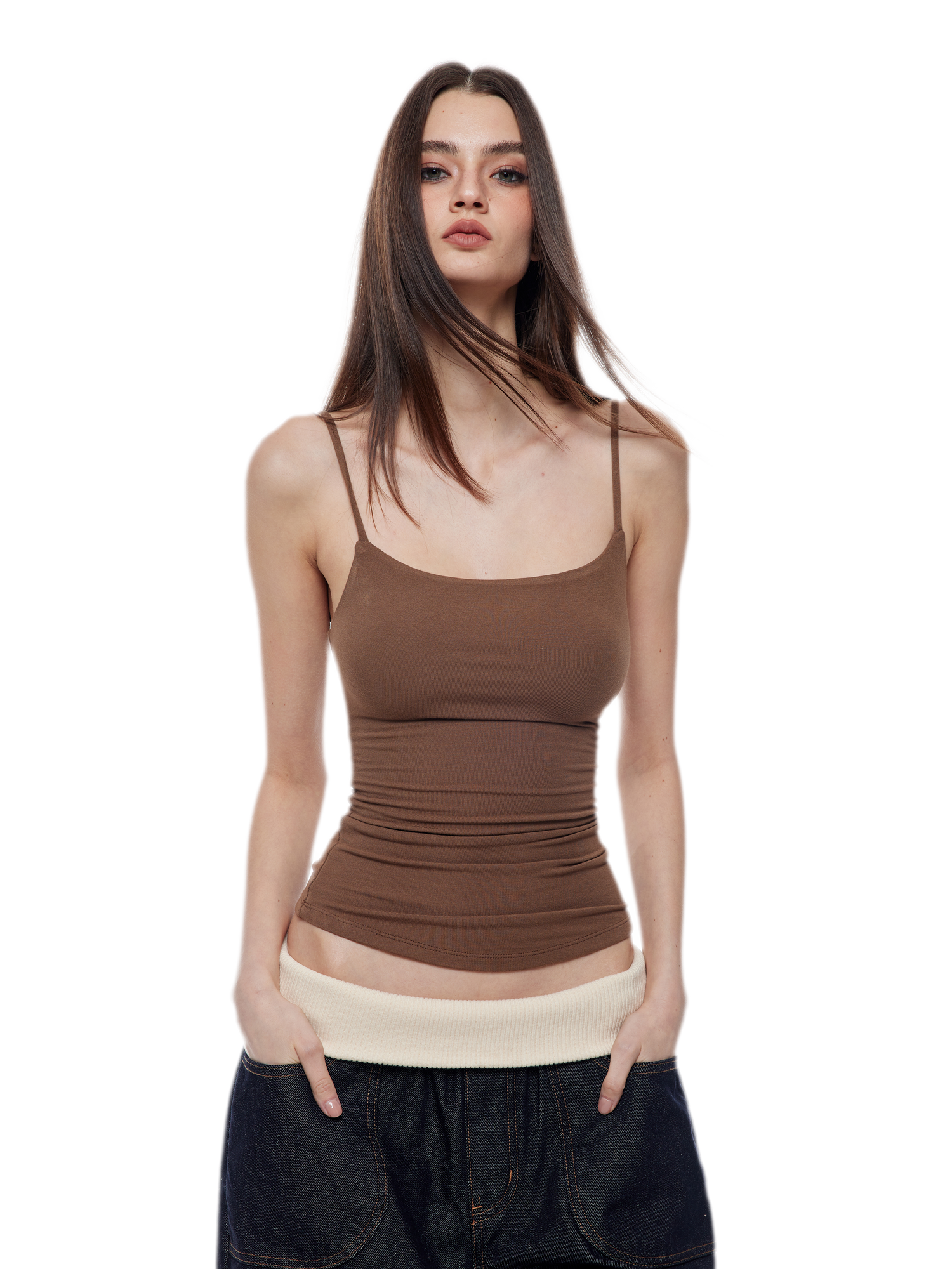 Layered Stretch Camisole Set