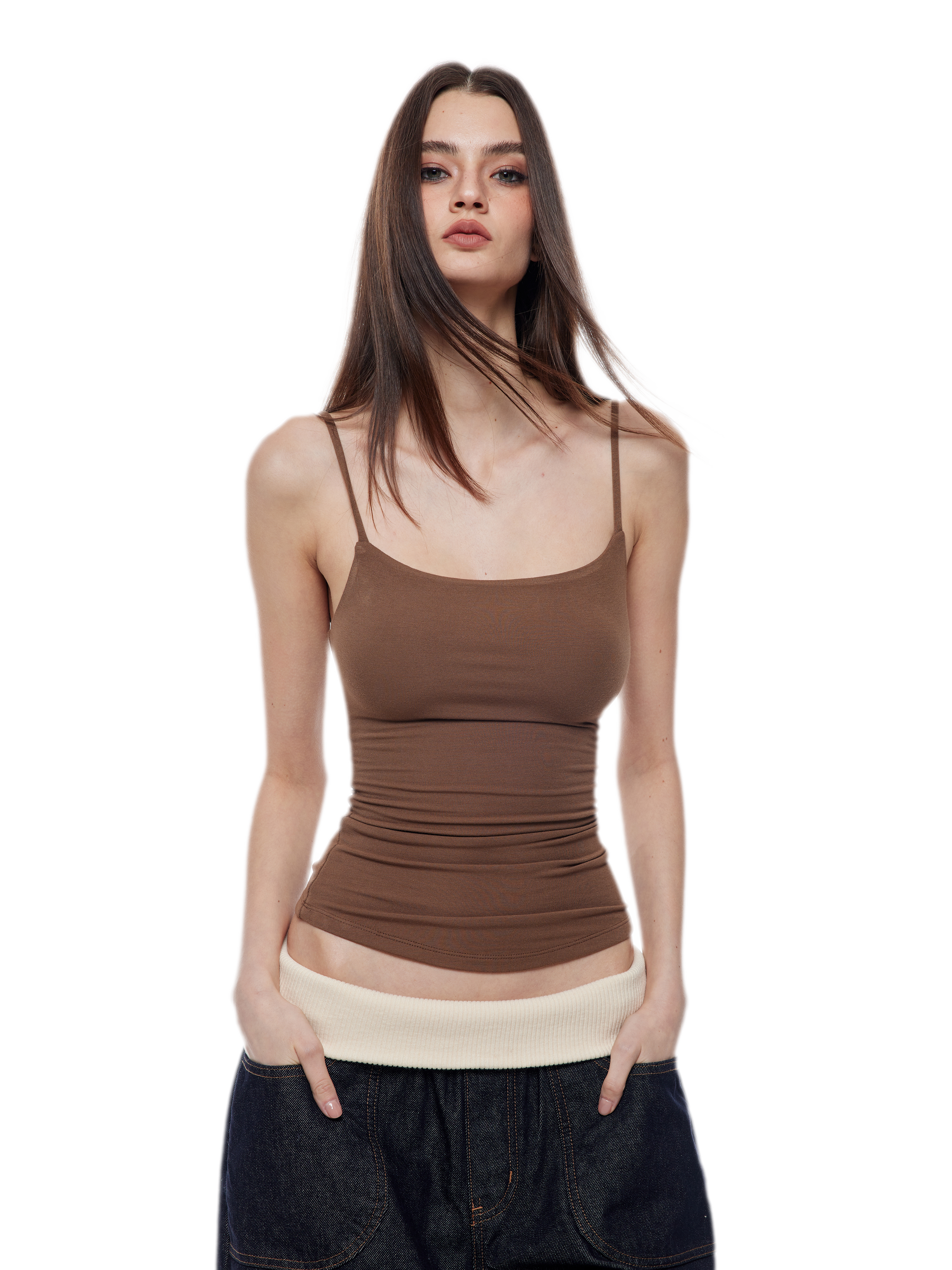 Layered Stretch Camisole Set