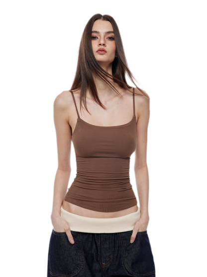 Layered Stretch Camisole Set