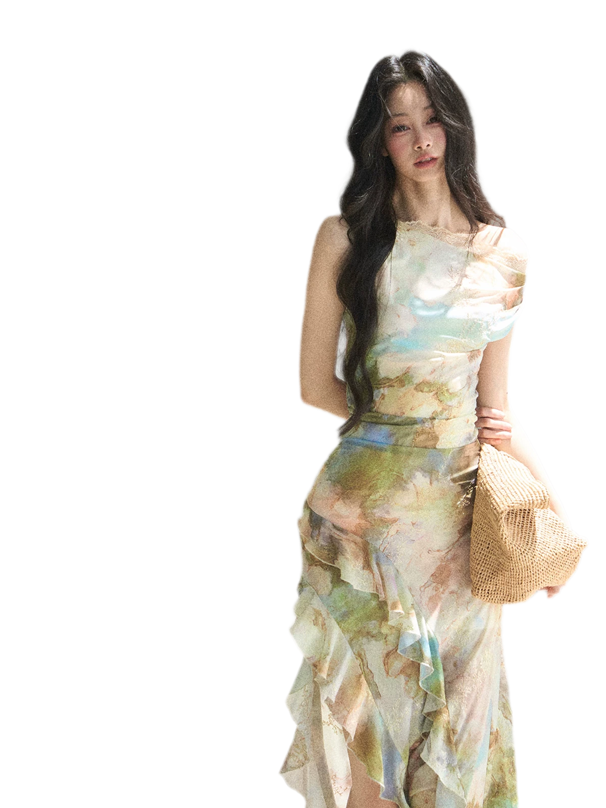 Floral Off-Shoulder Maxi Dress