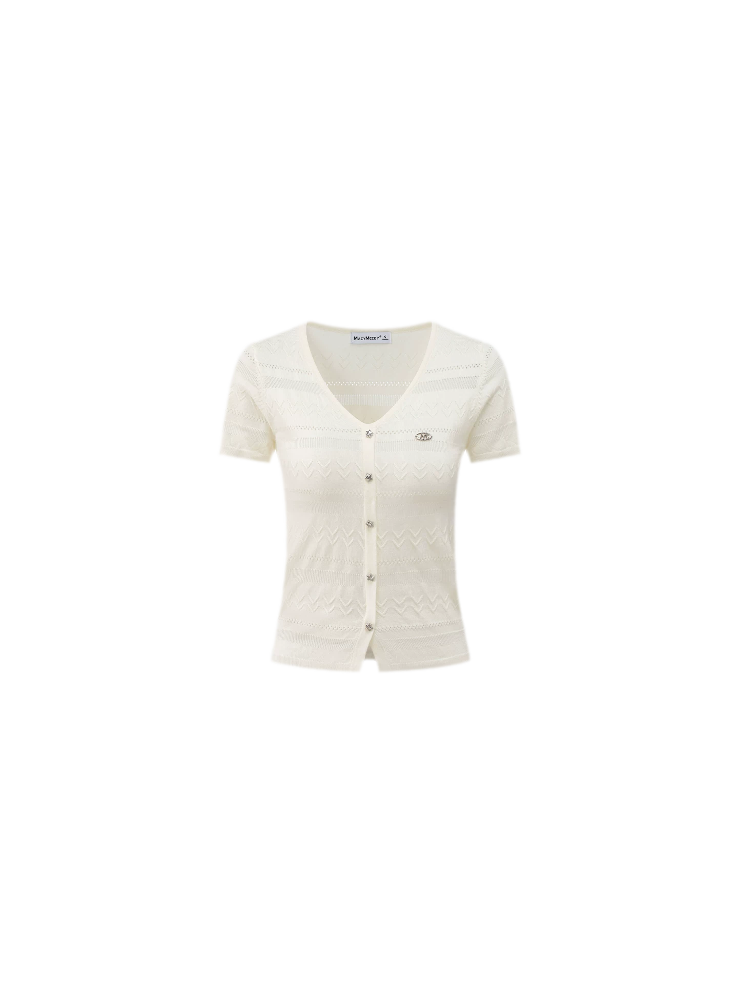 Openwork Knit Tee