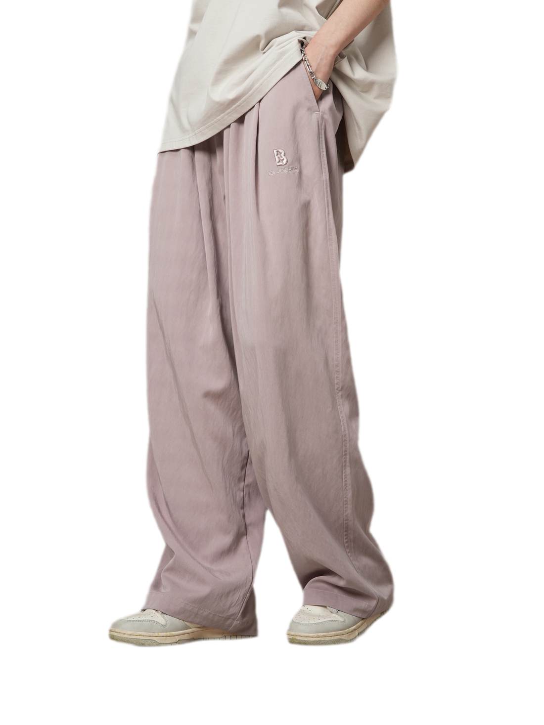 Relaxed Straight-Leg Trousers