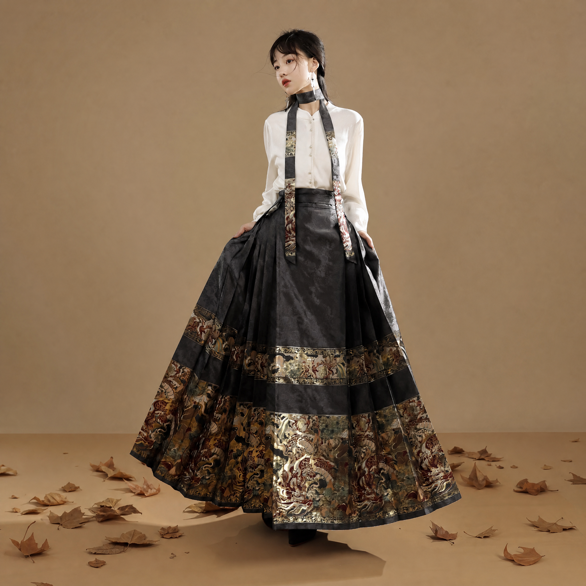 素羽华裳 万事可期 Mamian Skirt Set – CHINASQUAD