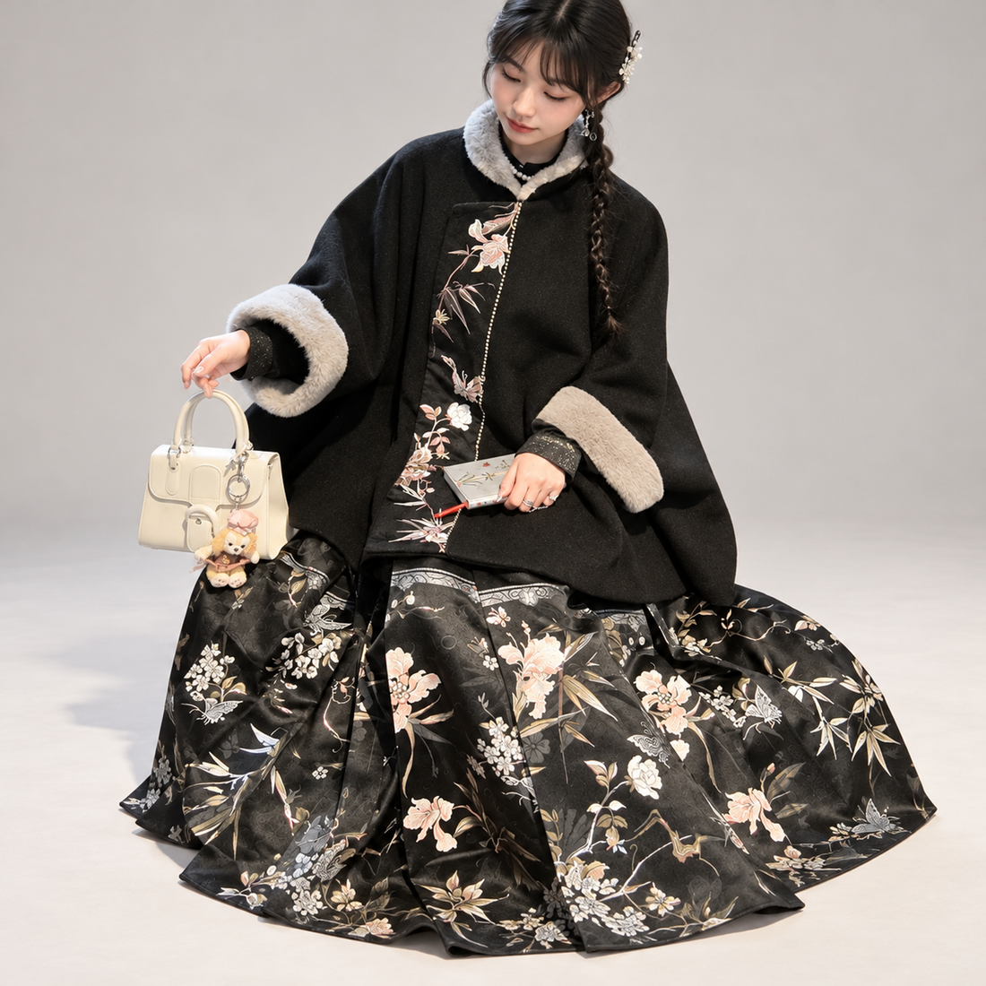 嵌锦 Inlaid Brocade Jacquard Mamian Skirt