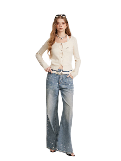 Soft Halter Cropped Cardigan