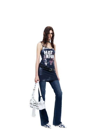 Lace Splicing Sleeveless Dress