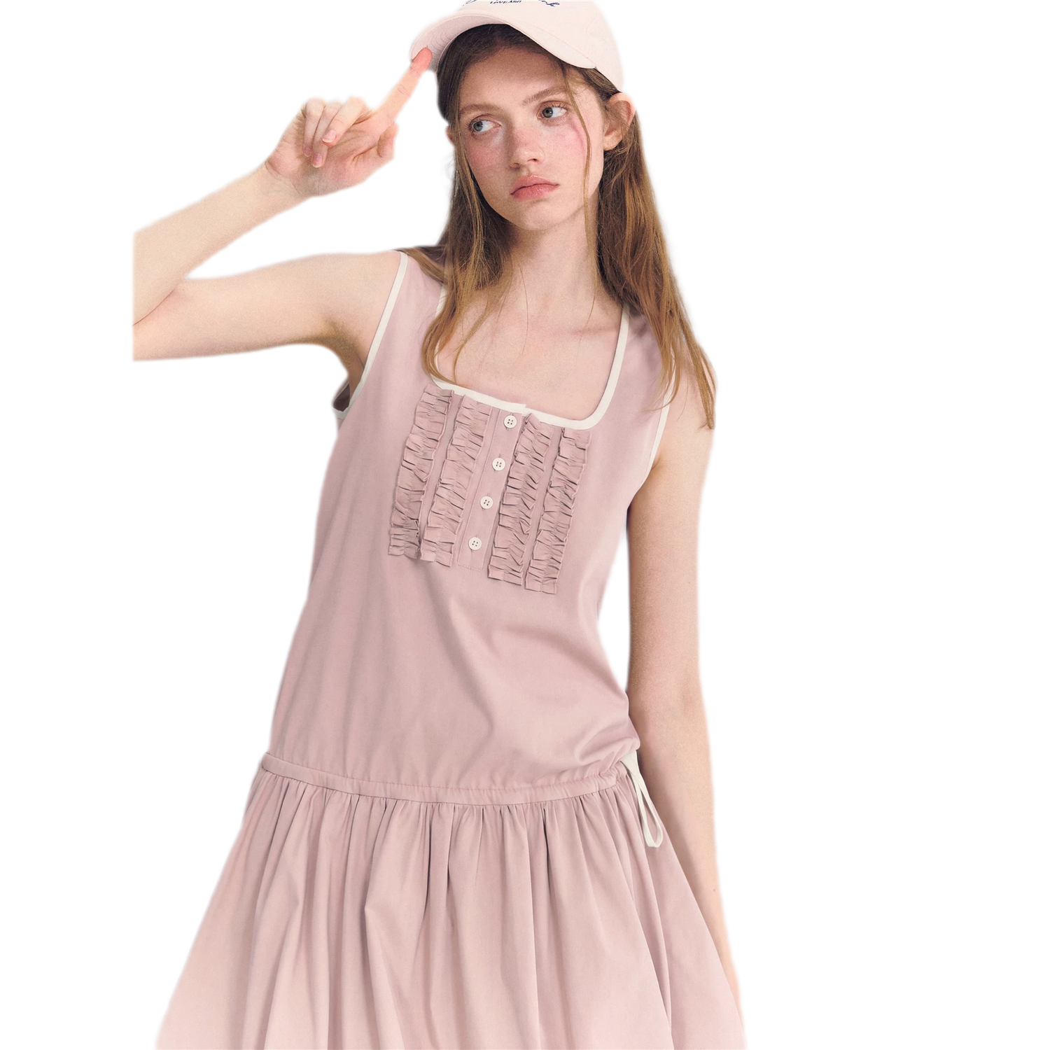 Ruched Lace Bubble Dress