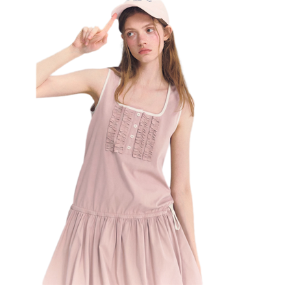 Ruched Lace Bubble Dress