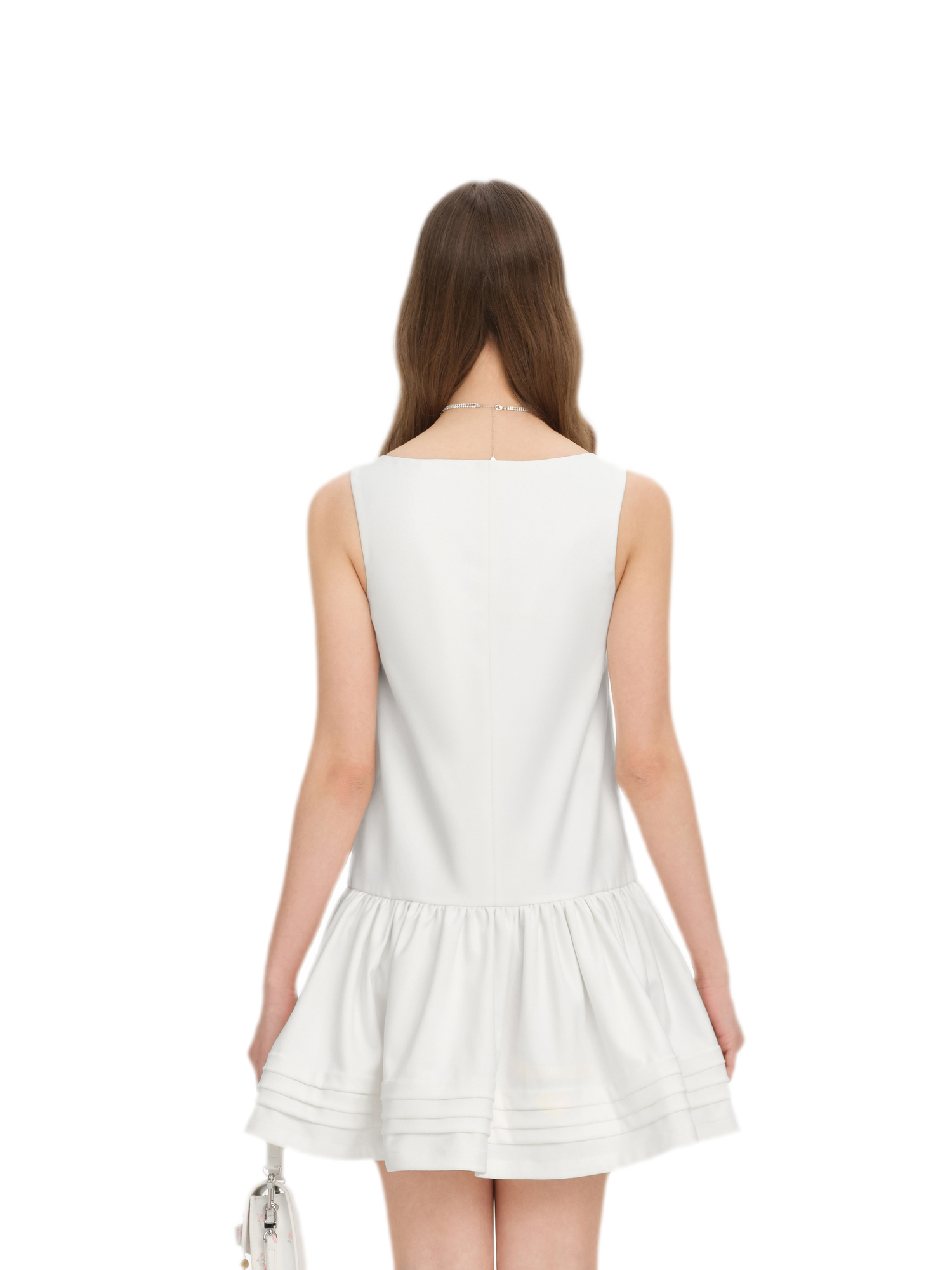 Floral Sleeveless Puff Dress