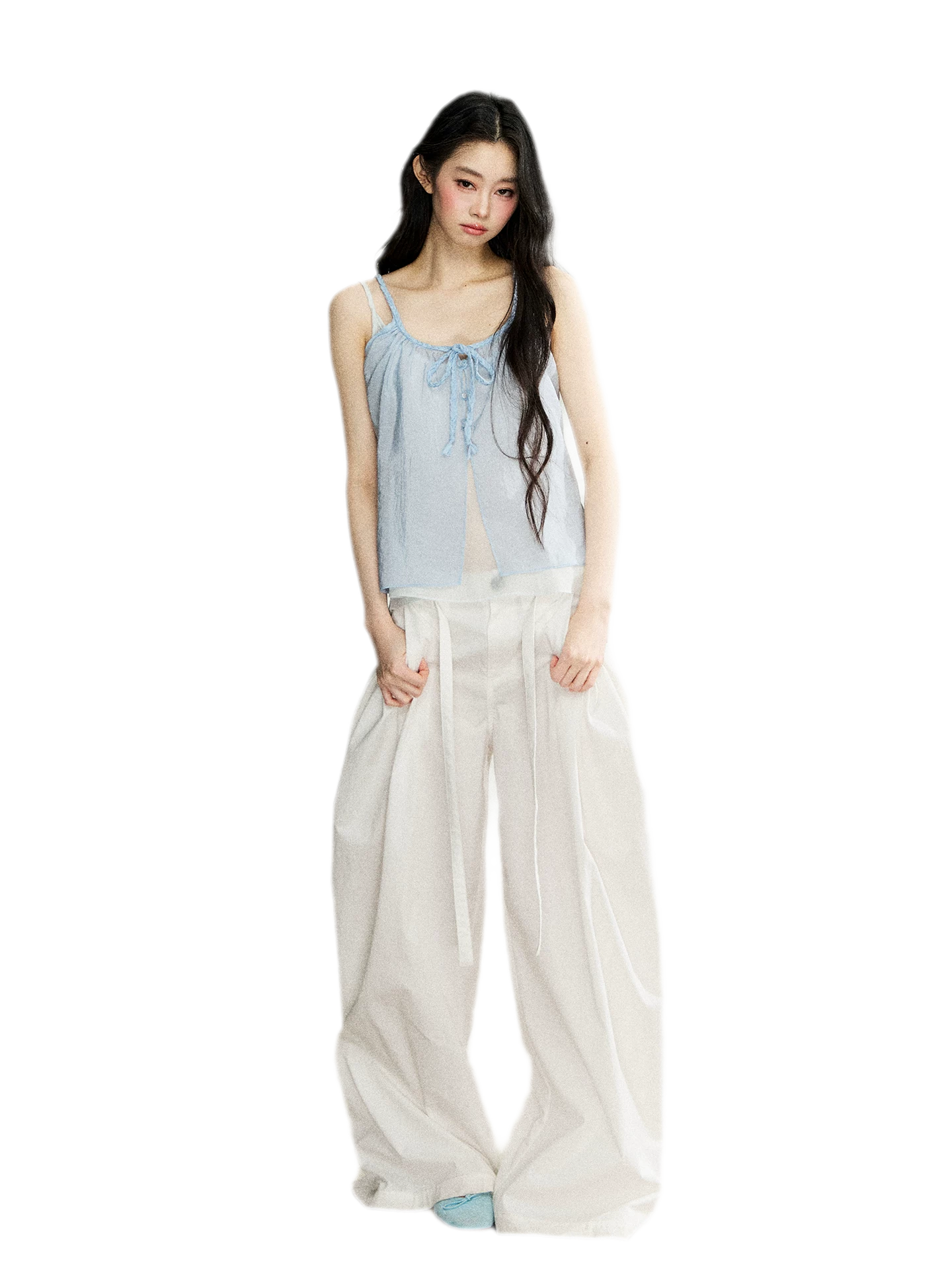Two-Piece Tie Cardigan Set