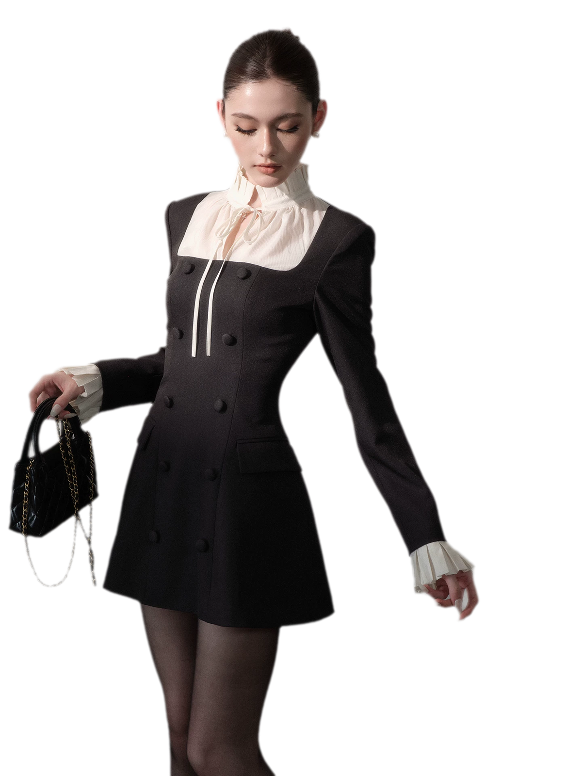 Tailored Hepburn Suit Dress