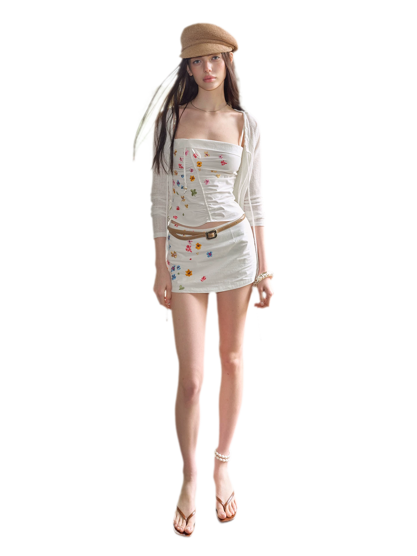 Summer Original Hand-Painted Skirt