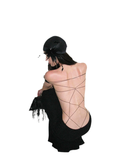 Back Tie Mermaid Dress