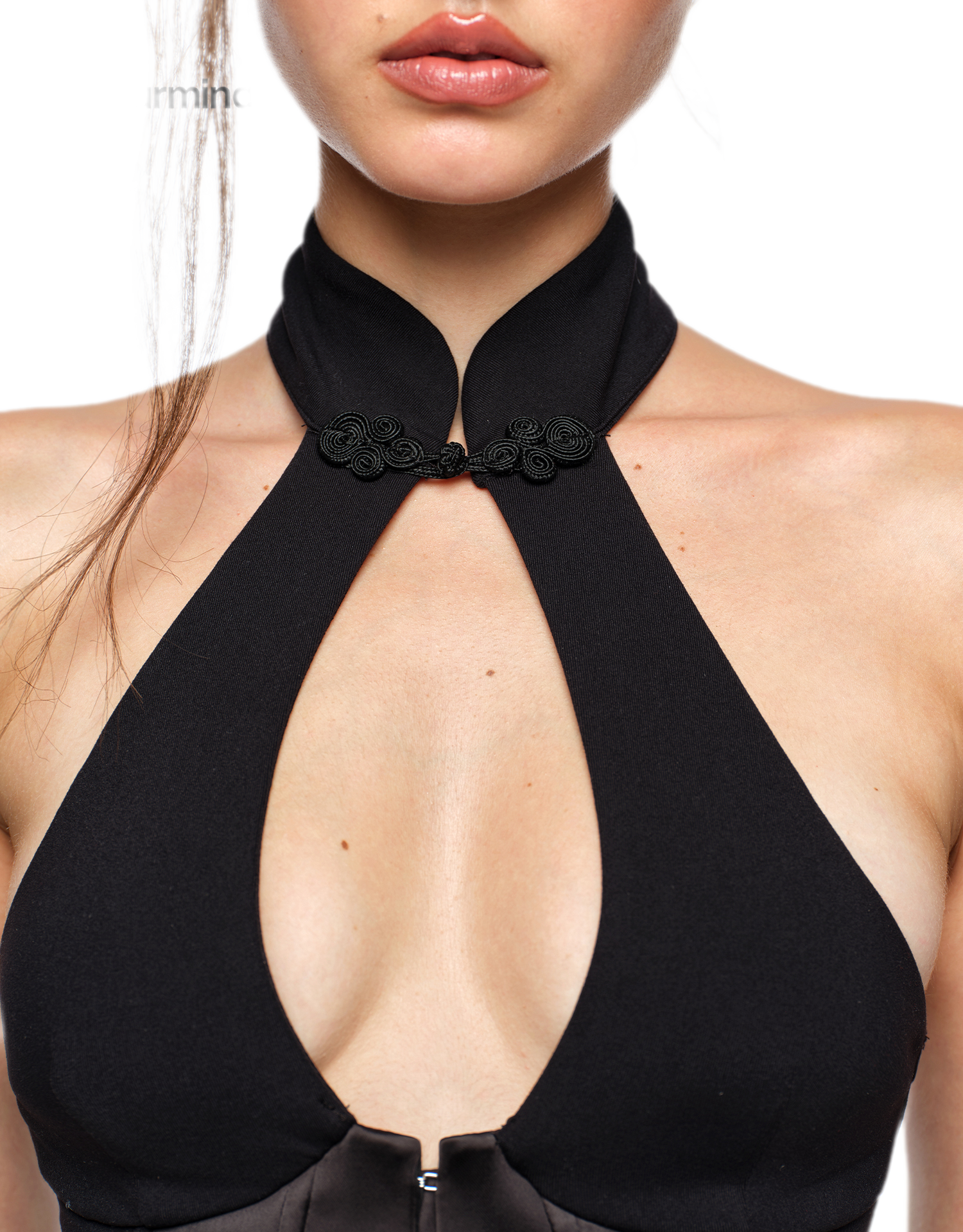 Halter Corset Cheongsam Top