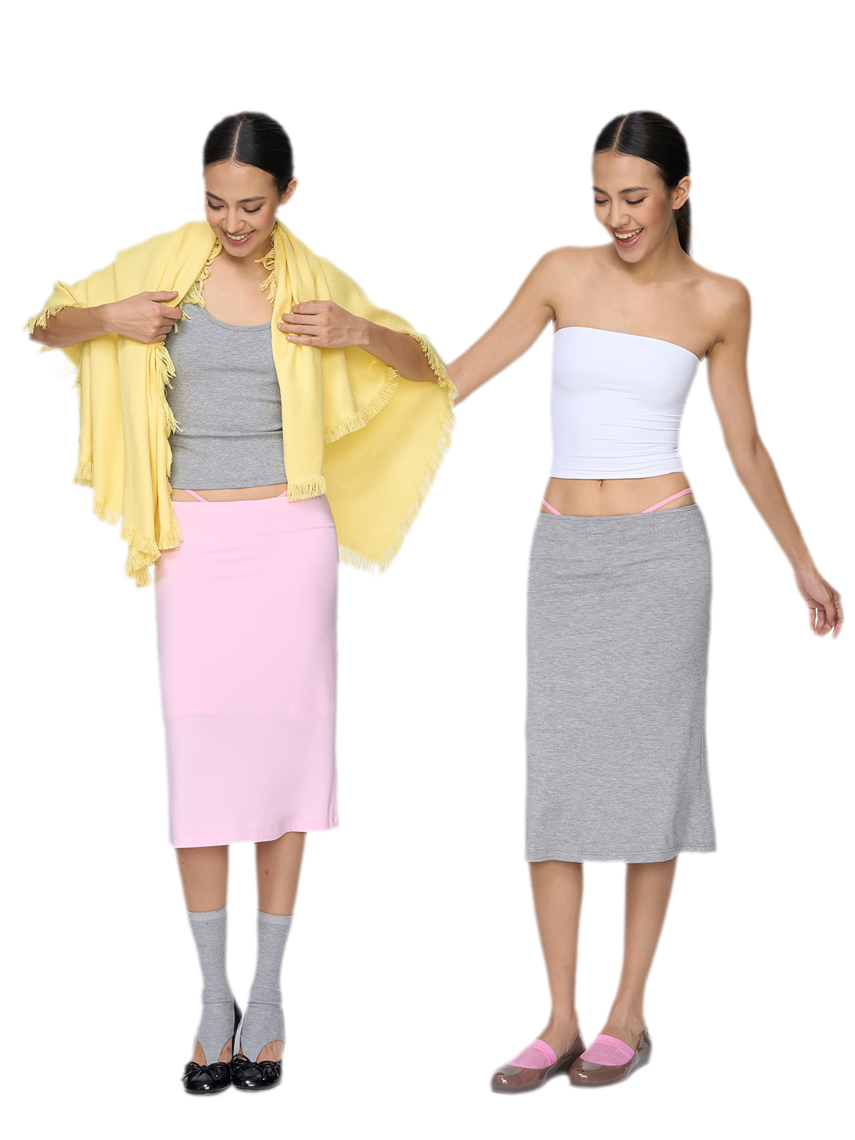Fishtail Midi Skirt