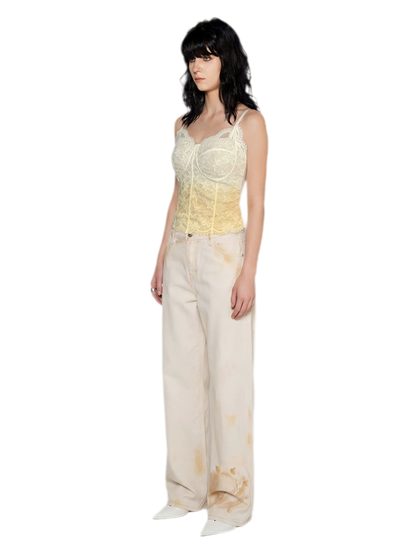 Lace Waist-Slim Cami