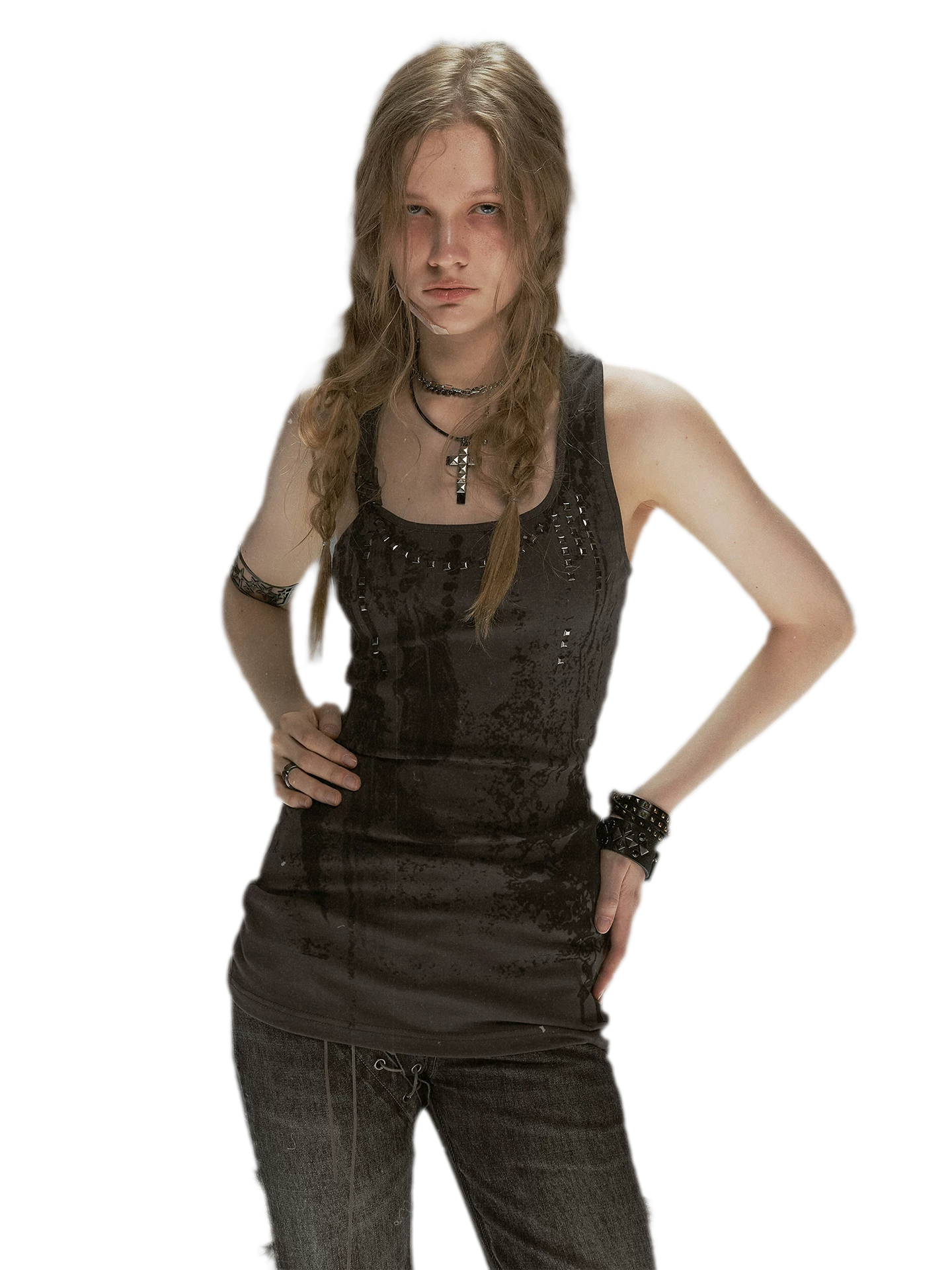 Tribal Feather Chain Cami