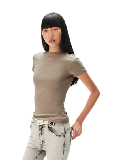 Cotton Stretch Fitted Tee