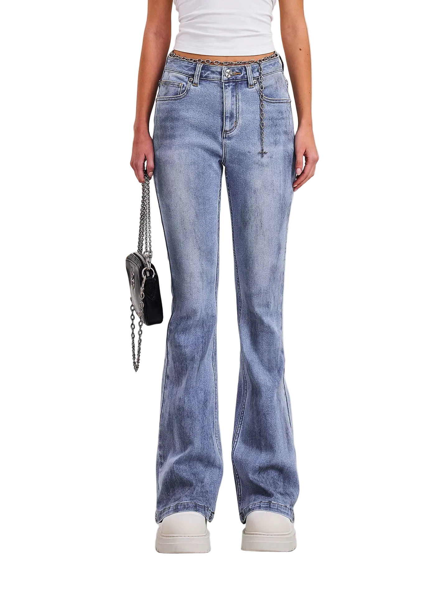Classic Cross Storm Flare Jeans