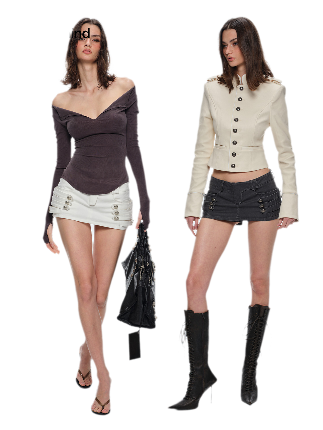 Cotton Utility Fitted Skort