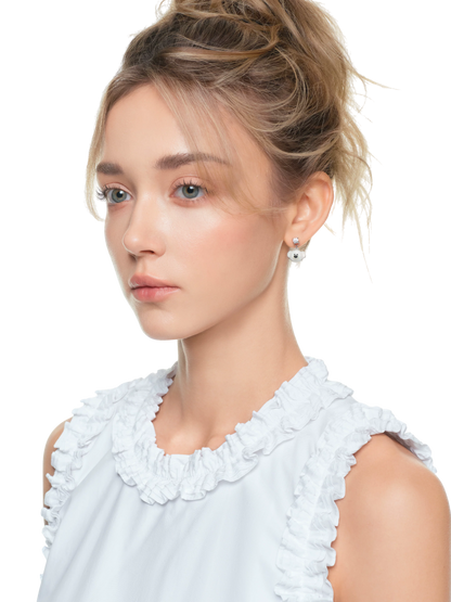 Bear Head Stud Earring
