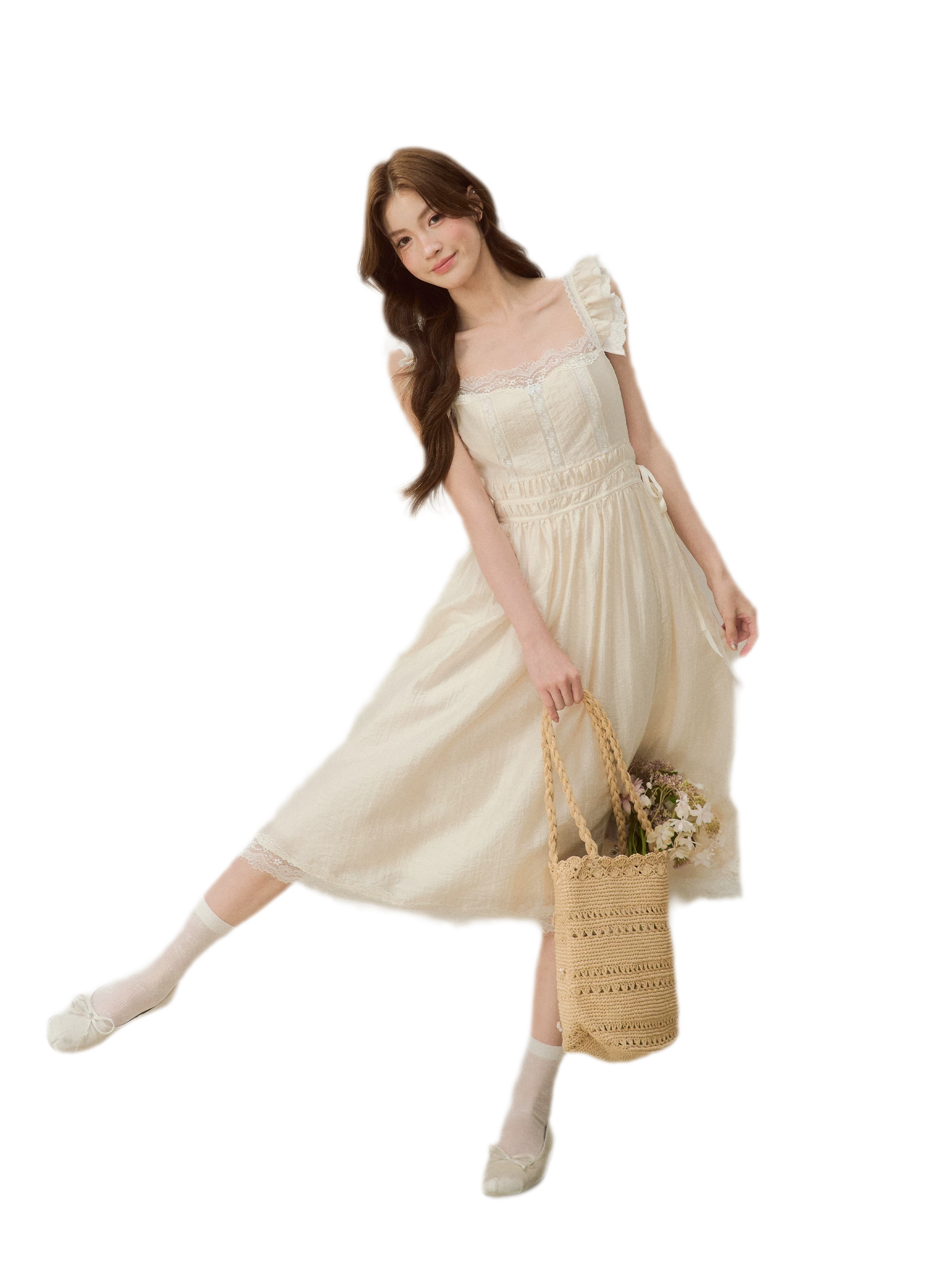 Lace Trim Slip Dress
