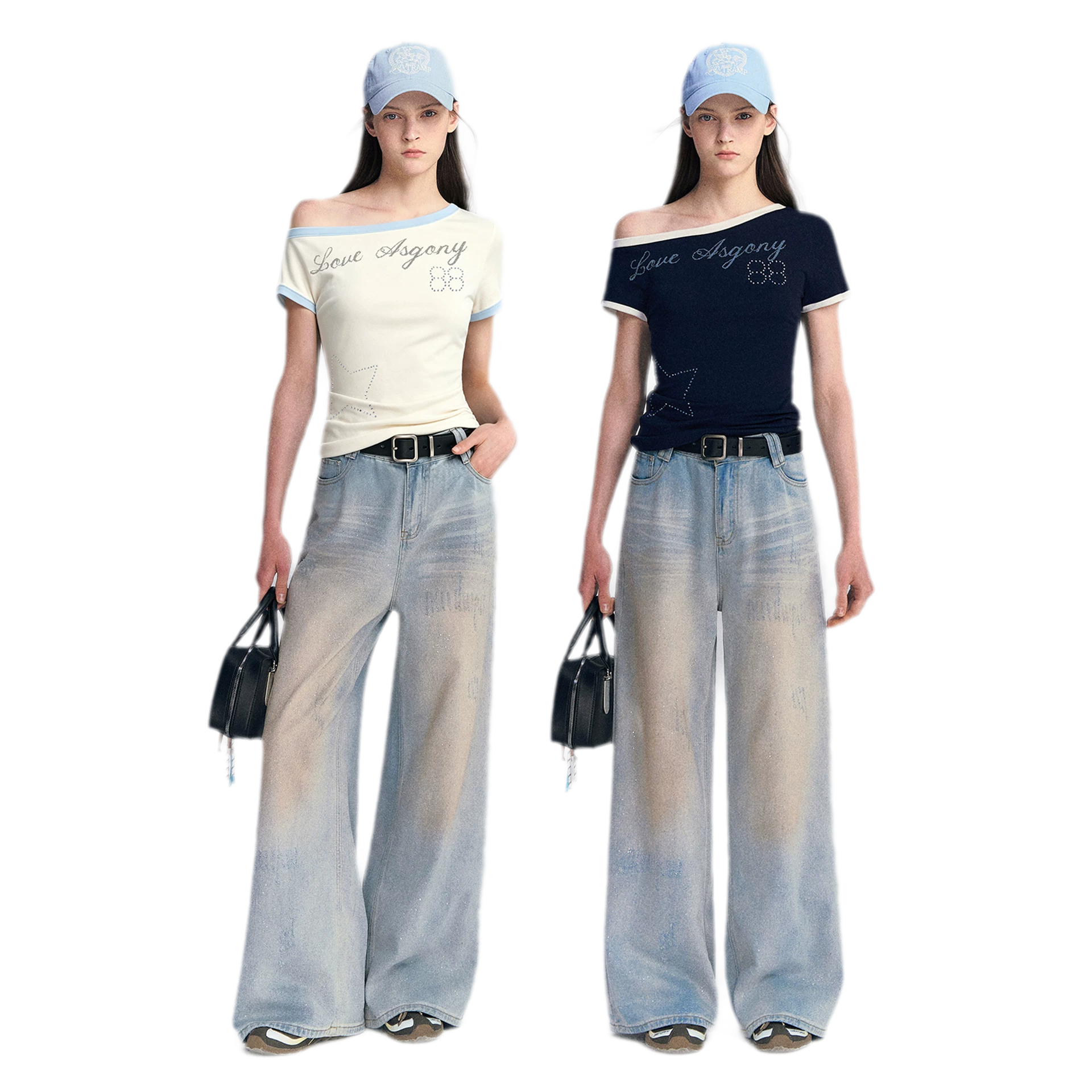 Lyocell Off-Shoulder Tee