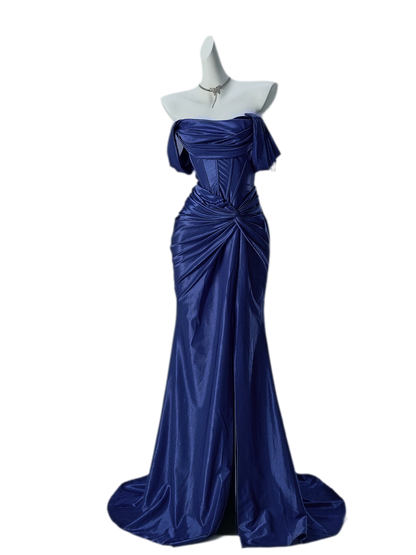 Deep Blue Mermaid Gown