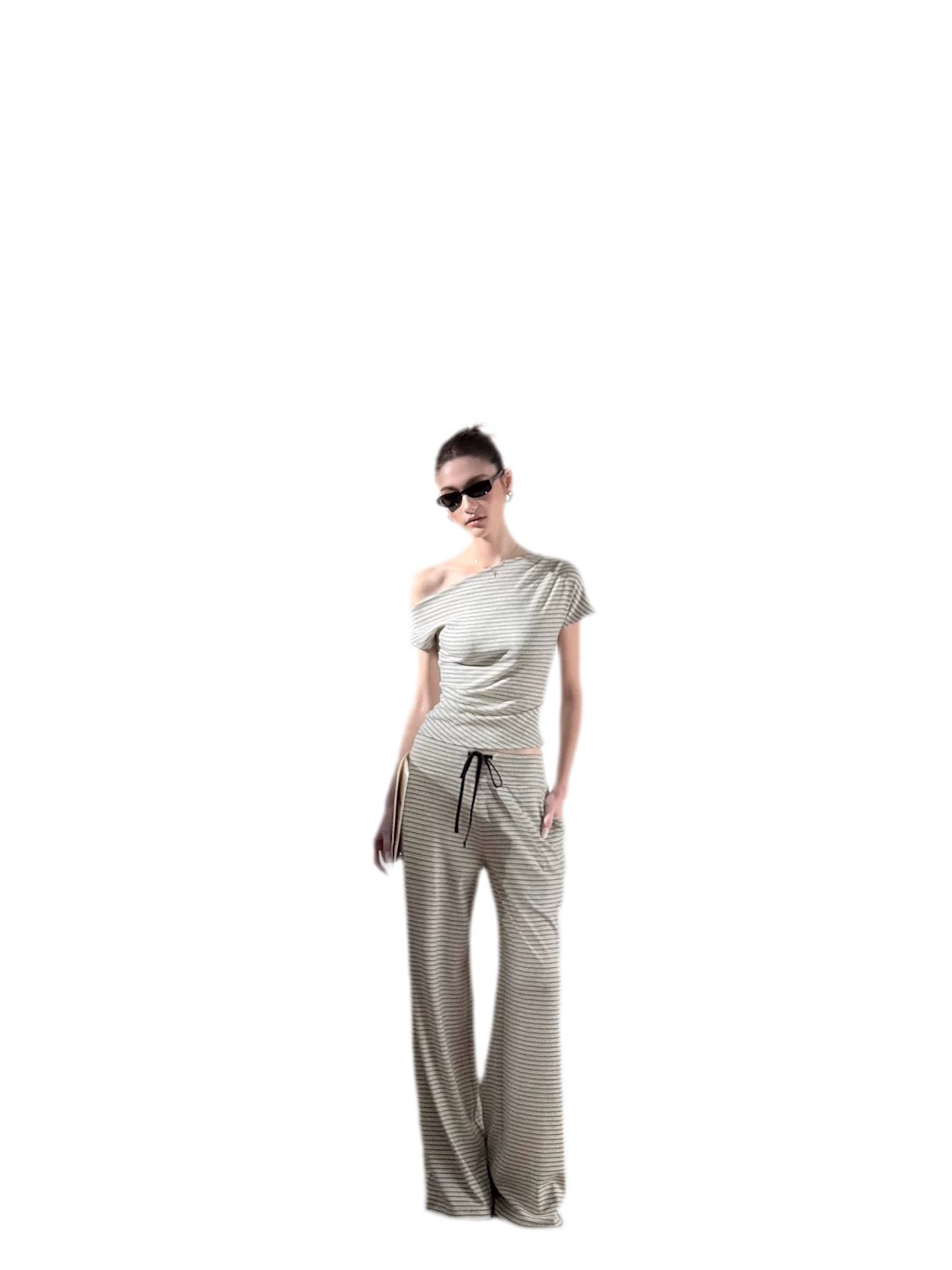Striped Low-Rise Set