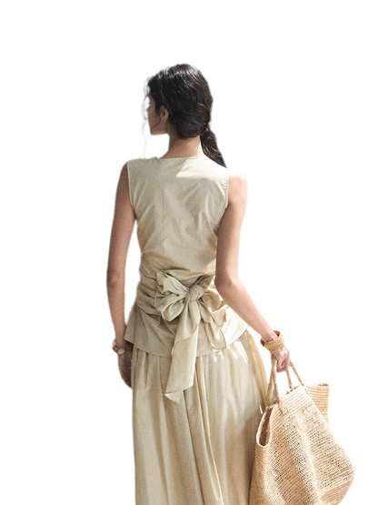 Lace Trim Skirt Set