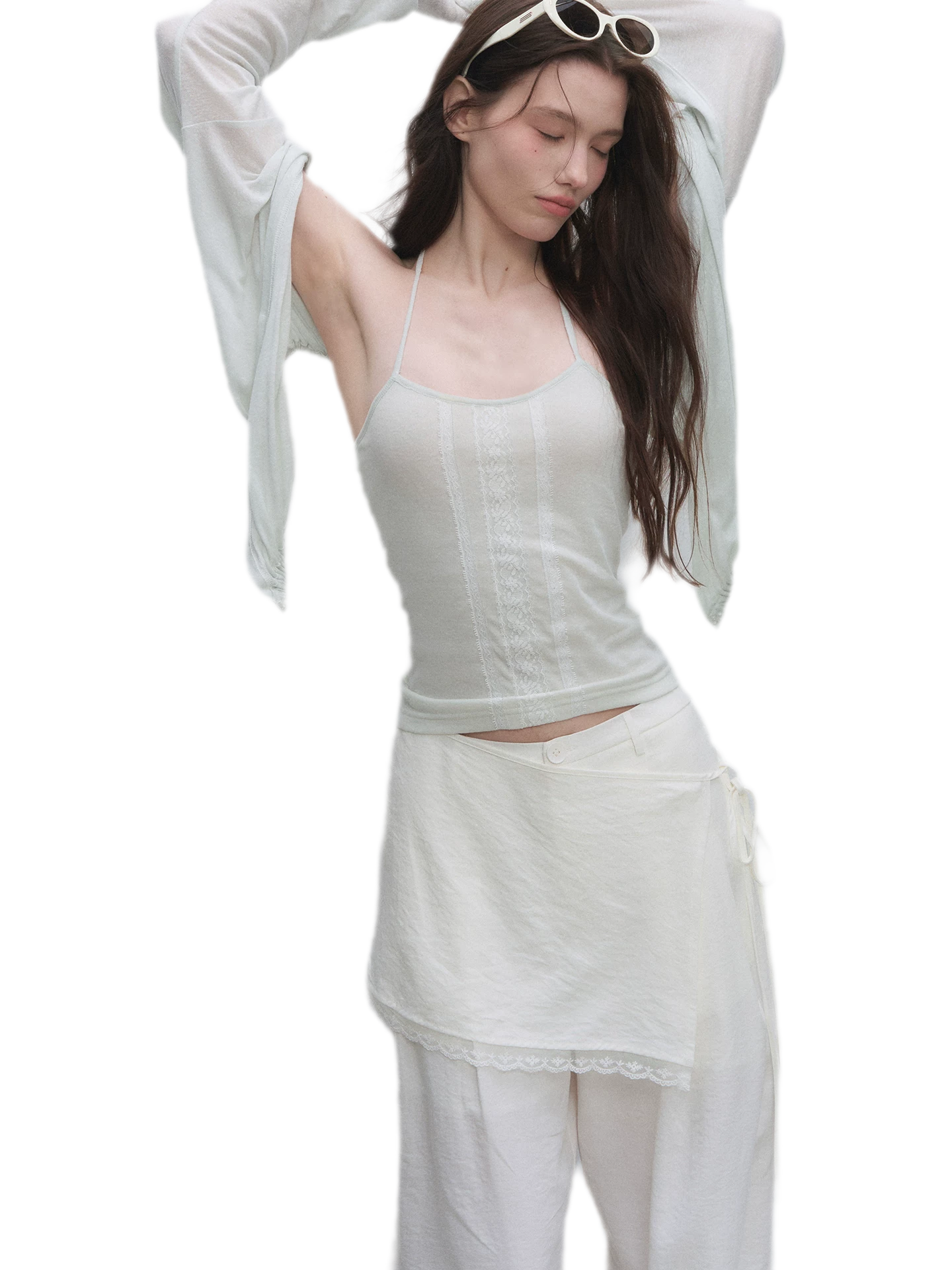 Lyocell Linen Lantern Sleeve Set