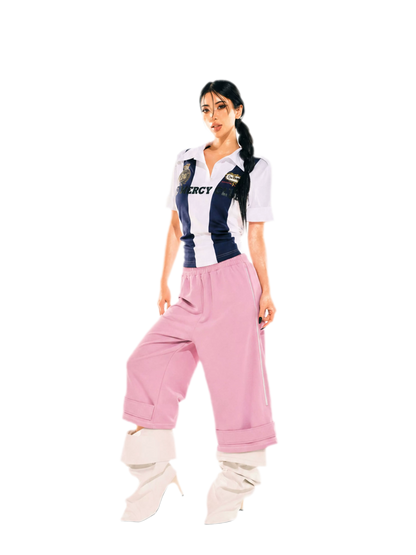 24ANS x UWA Wide-Leg Cropped Pants