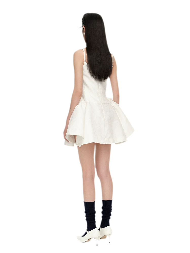 Elegant Bowknot Strap Dress