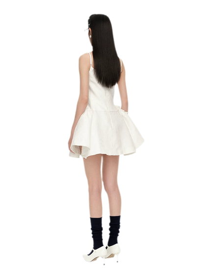 Elegant Bowknot Strap Dress