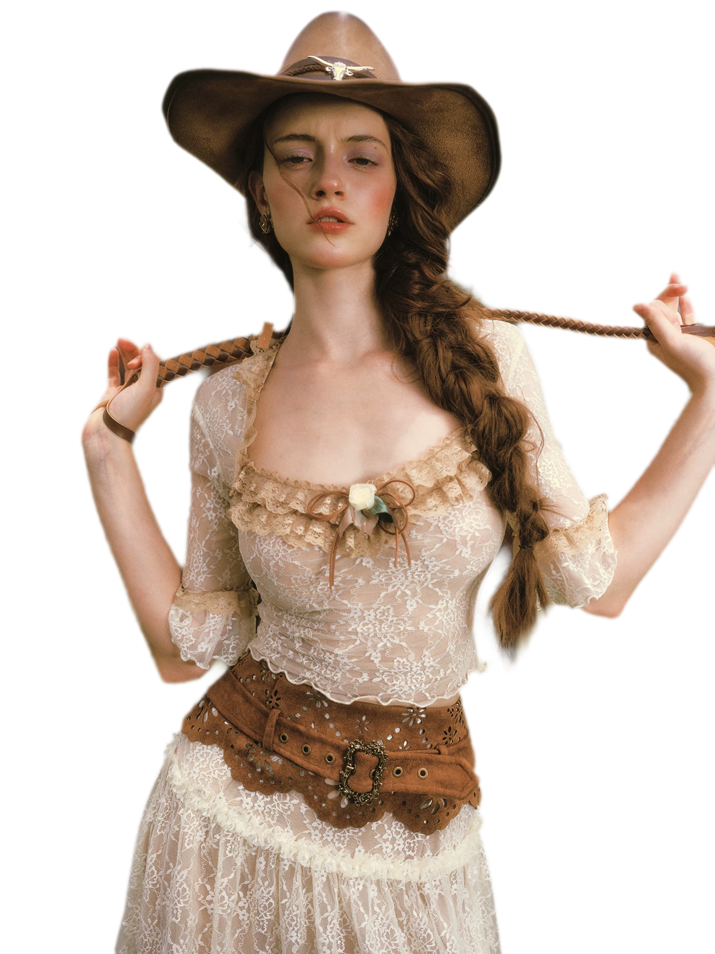 Floral Lace Equestrian Set