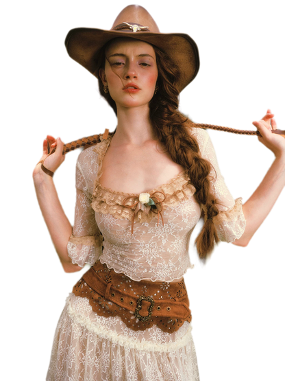 Floral Lace Equestrian Set
