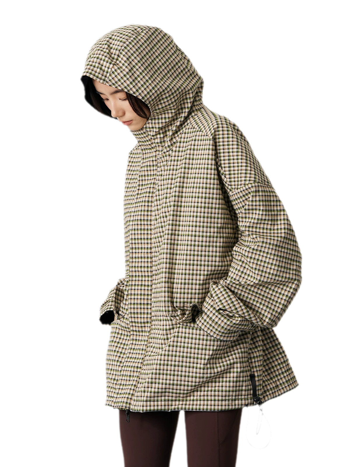 Reversible Hooded Windproof Jacket