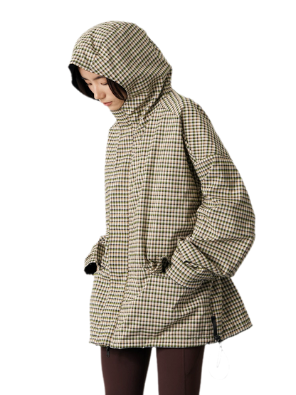 Reversible Hooded Windproof Jacket