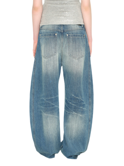 Vintage Washed Lightning Jeans