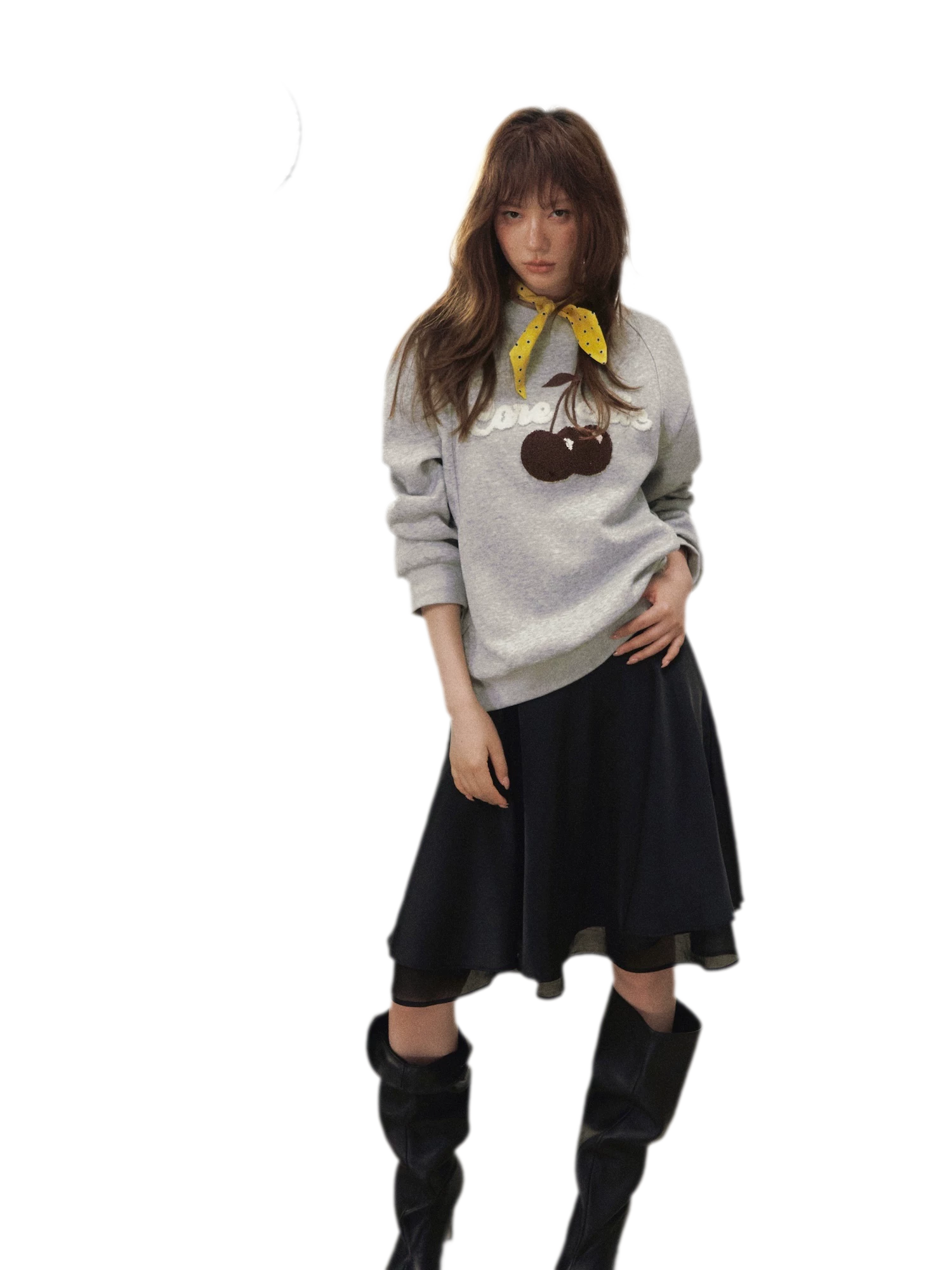 Cherry Letter Sweatshirt