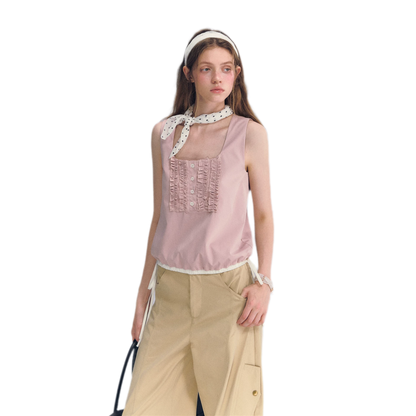 Ruffled Hem Tank