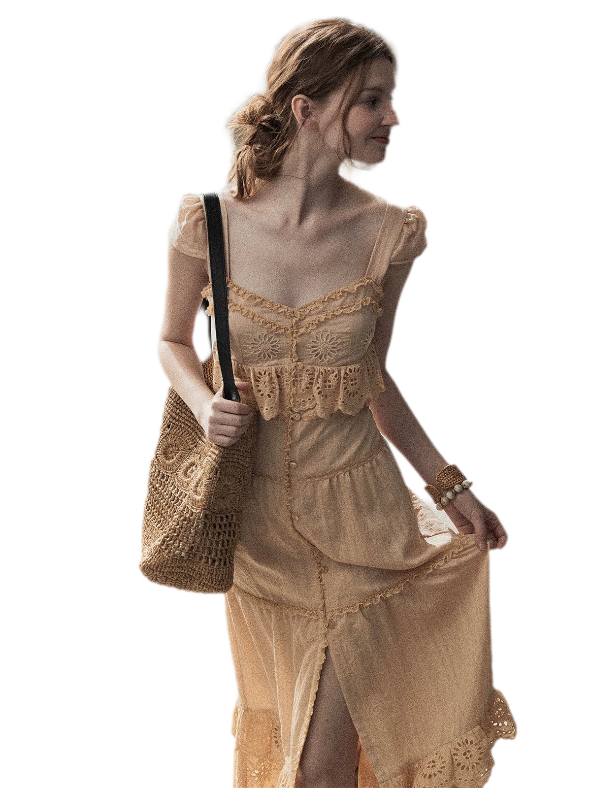 Floral Embroidered Dress