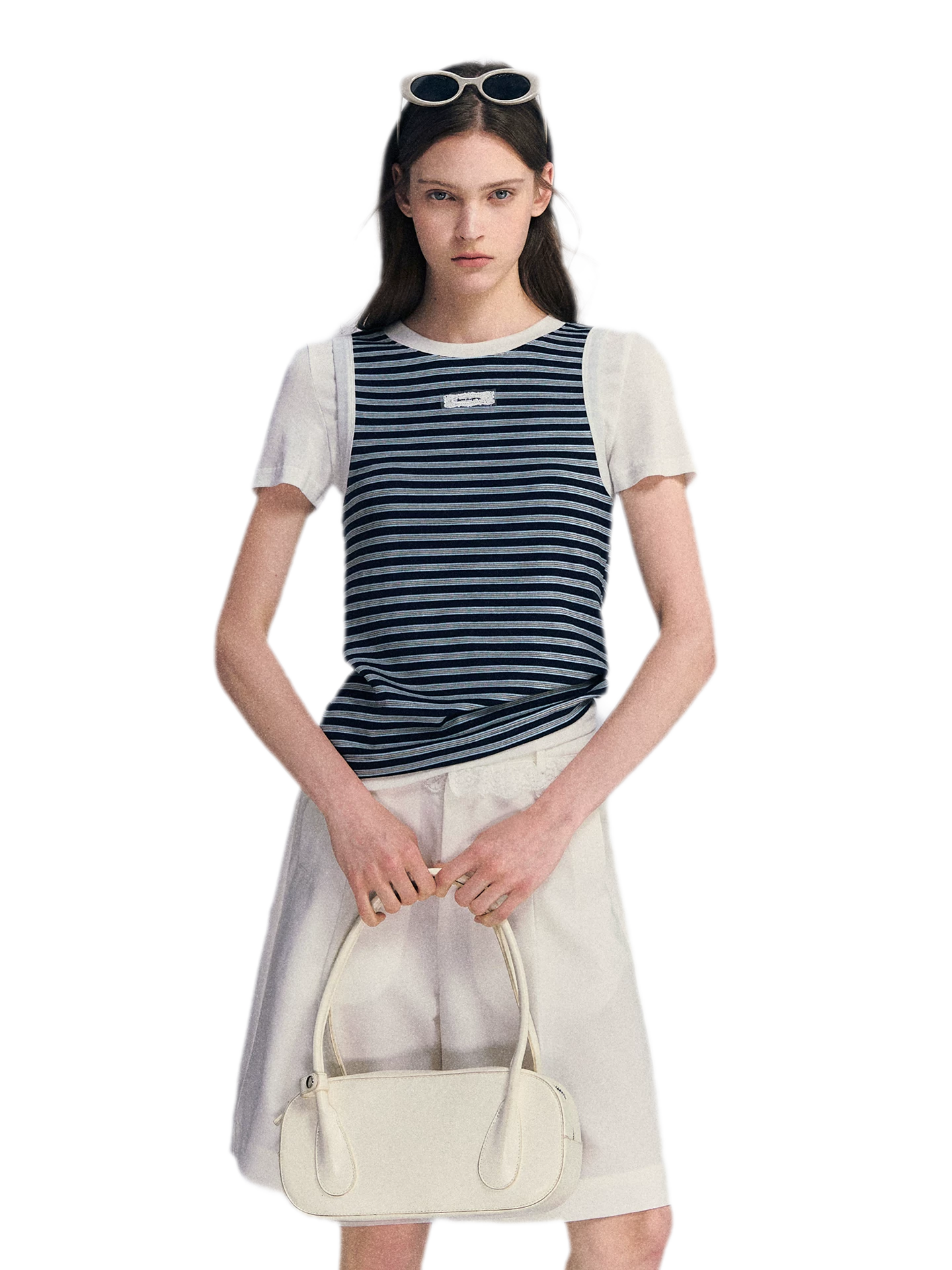 Faux Two-Piece Tee