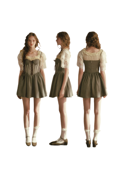 Crown Morning French Soft Lace Top
