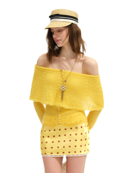 Vintage Sunflower Tassel Necklace