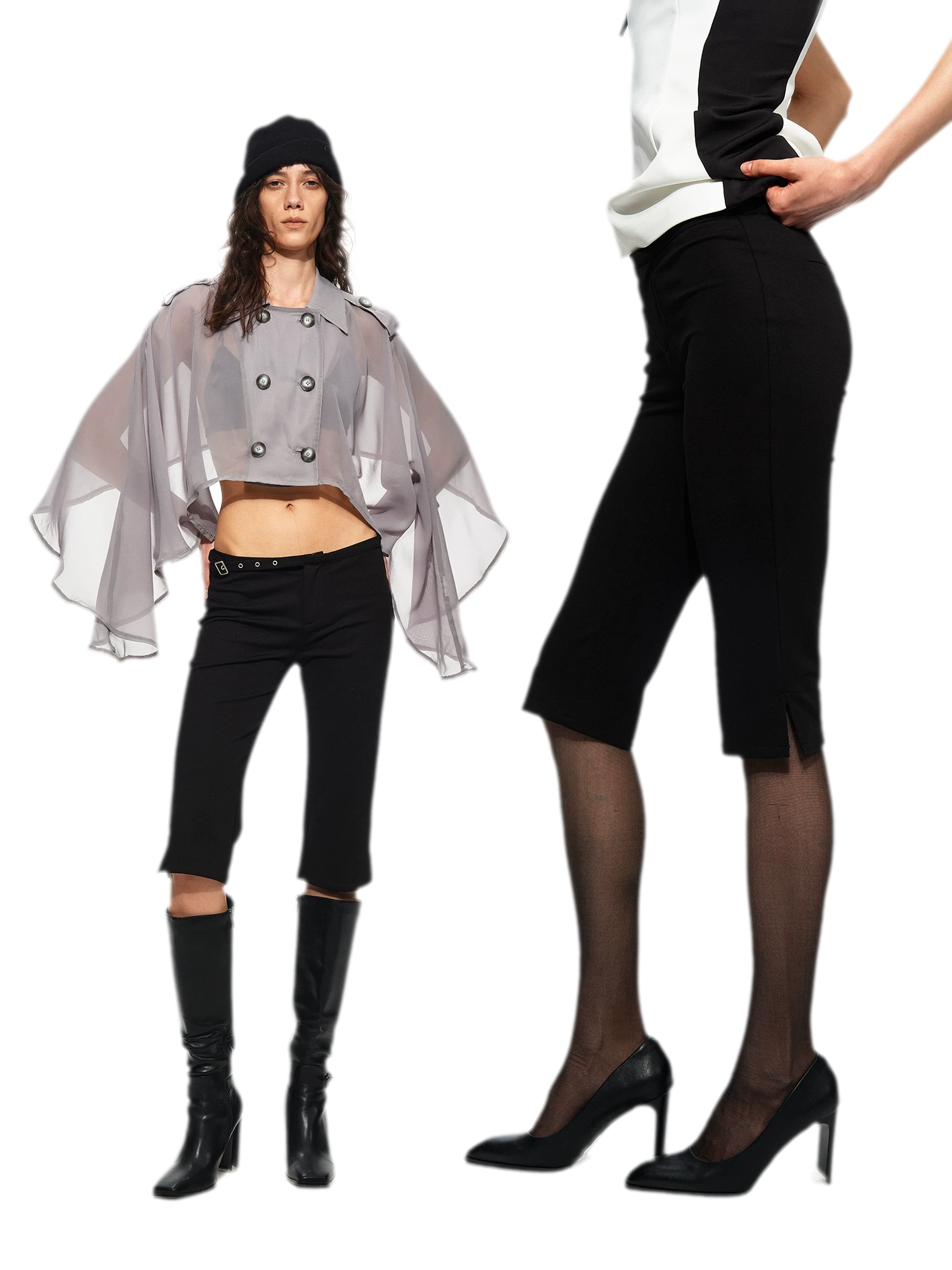 Vintage Split Flare Culottes